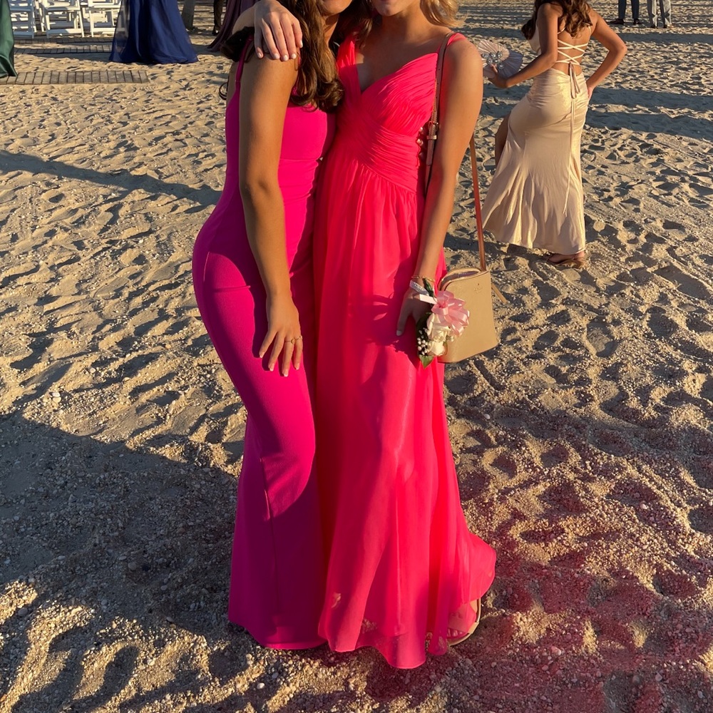Hot Pink Formal Dress - Picture 2 of 11